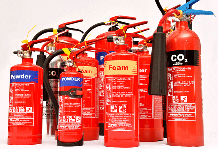 Types Of Fire Extinguishers - A Guide | Fire Risk Assessment Network