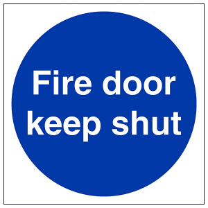 Fire Door Keep Shut Sign