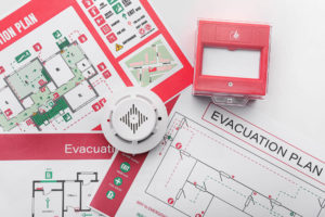 CAD Fire Safety Drawing Plan